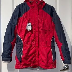 Womens Columbia Sportswear Snow Ski Jacket multi layer